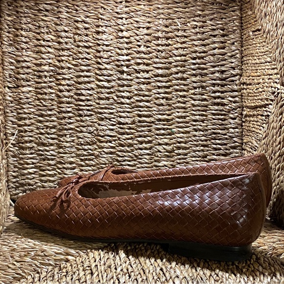 Lauren by Ralph Lauren brown Woven Flats - Picture 6 of 11